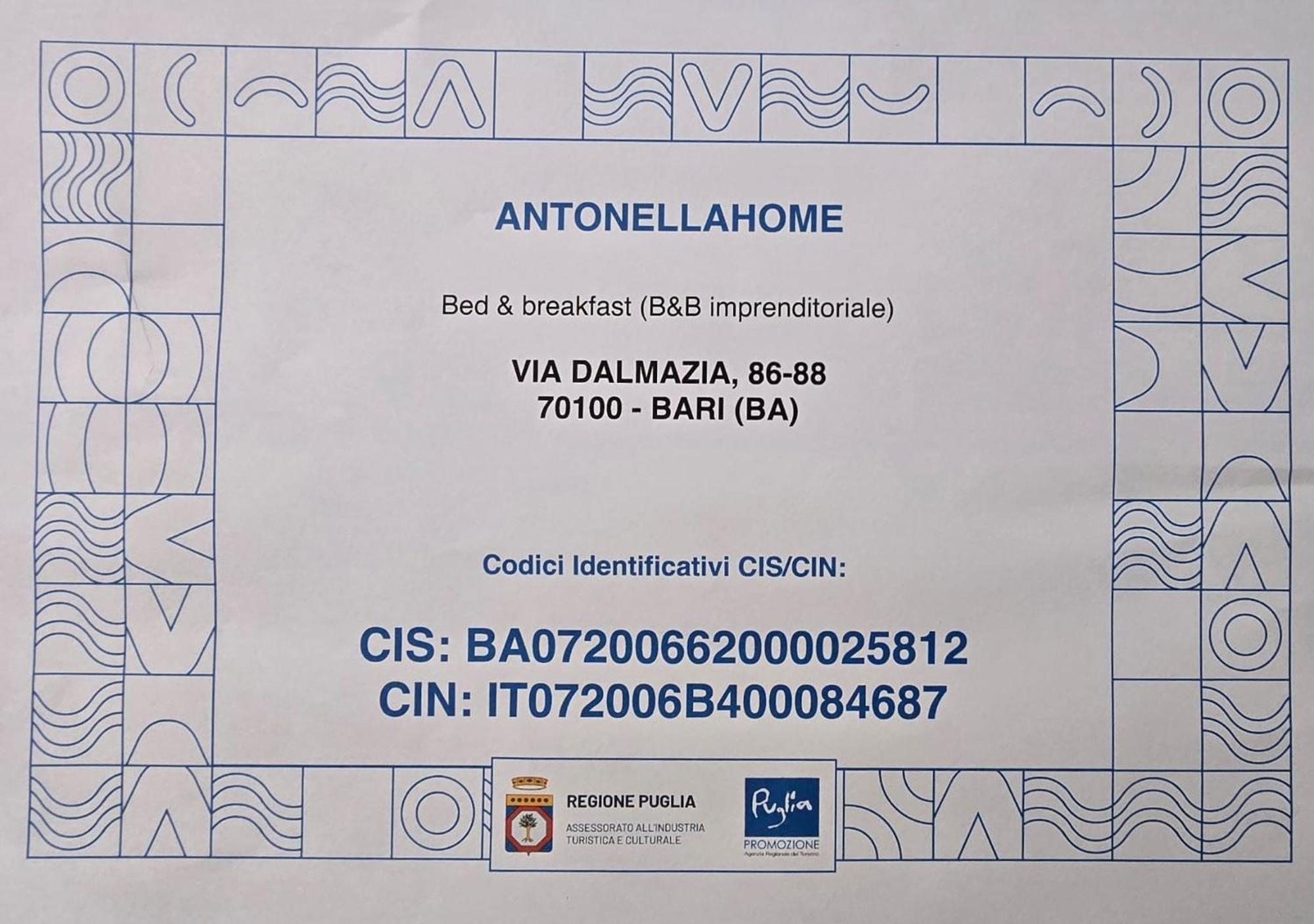 Antonella Home B&B Bari Exterior photo